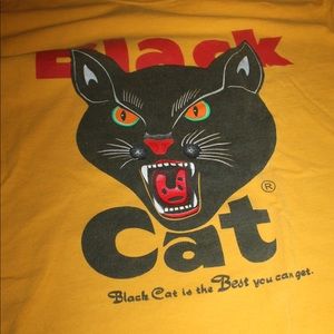 ⚡️🐱THE BLACK CAT VINTAGE GRAPHIC T SHIRT 🐱⚡️